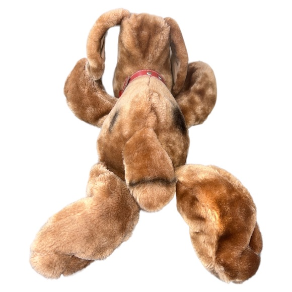 GRAPHICS INTERNATIONAL BROWN PUPPY DOG STUFFED ANIMAL PLUSH TOY 1983 17” Inches - Picture 4 of 8